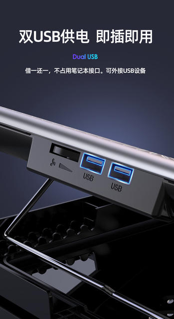 Cooler Master A18 Laptop Cooling Pad High-Power Aluminum Alloy Business Laptop Stand detail 8