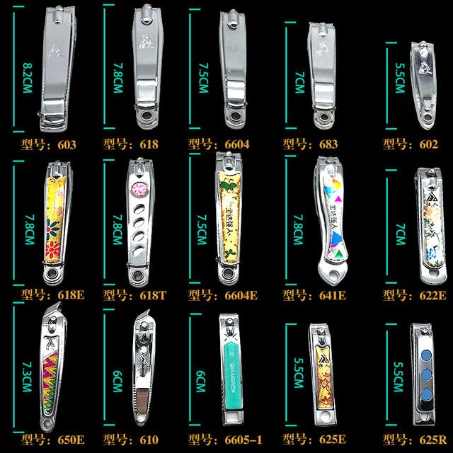 Free Shipping Strongman Large Exquisite Nail Clipper Nail Clipper for Men and Women Adult Home Manicure 618 Full Series detail 1