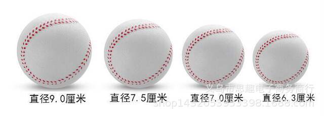 Soft baseball PU baseball foam baseball elastic ball PU sponge solid pressure softball student baseball soft ball detail 2