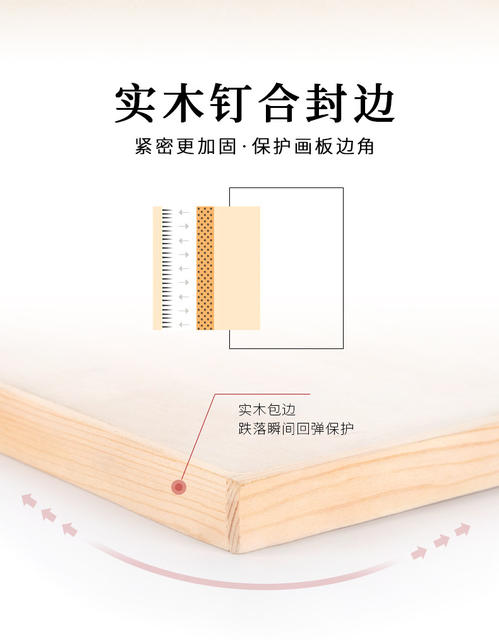 2K portable basswood Drawing Board full-open drawing board 8K sketch drawing board 4K Art wooden drawing board design drawing detail 6