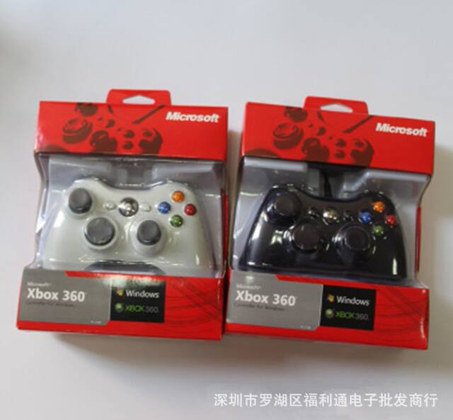 360 wired all-in-one Android PC multi-function gamepad drive-free USB controller set-top box detail 3