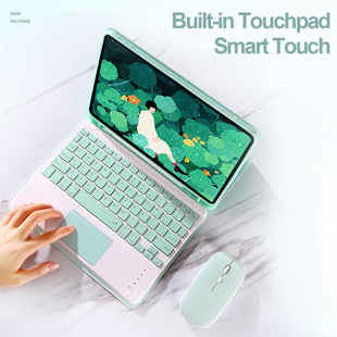 Suitable for 10.1inch Tablet Keyboard Protective Cover 10inch Deformed Bluetooth Keyboard Protective Cover Velcro Batch detail 2