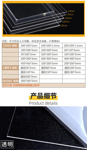 Crab kingdom sand table building model material transparent plastic plate PVC organic glass plate acrylic plate detail 2