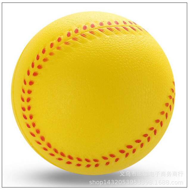 Soft baseball PU baseball foam baseball elastic ball PU sponge solid pressure softball student baseball soft ball detail 1