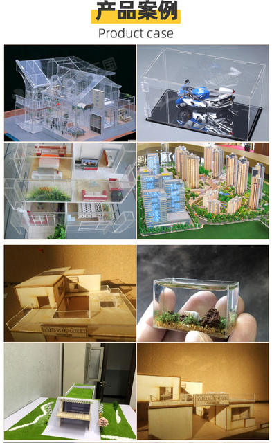 Crab kingdom sand table building model material transparent plastic plate PVC organic glass plate acrylic plate detail 7