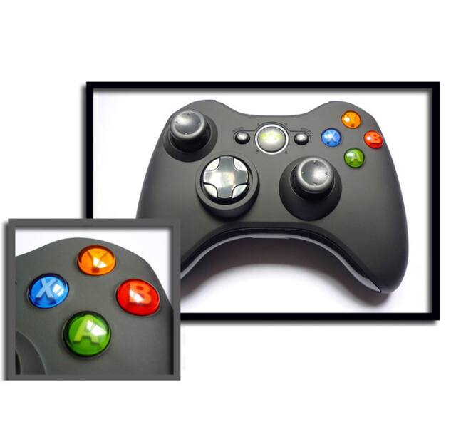 360 wired all-in-one Android PC multi-function gamepad drive-free USB controller set-top box detail 1