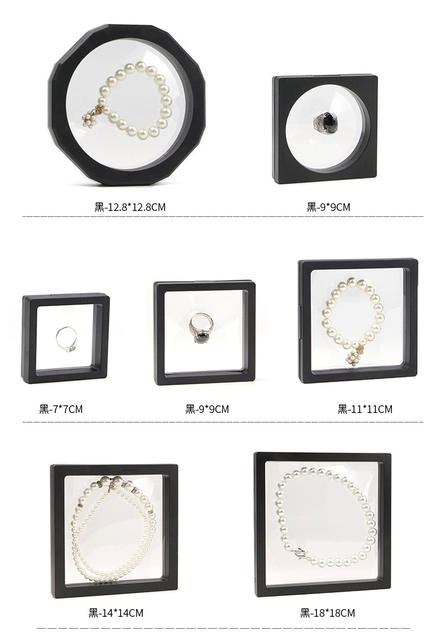 Jewelry Pe Suspended Box Jewelry Film Jewelry Packaging Box Ring Earrings Necklace Box Bracelet Suspended Frame Storage Box detail 7