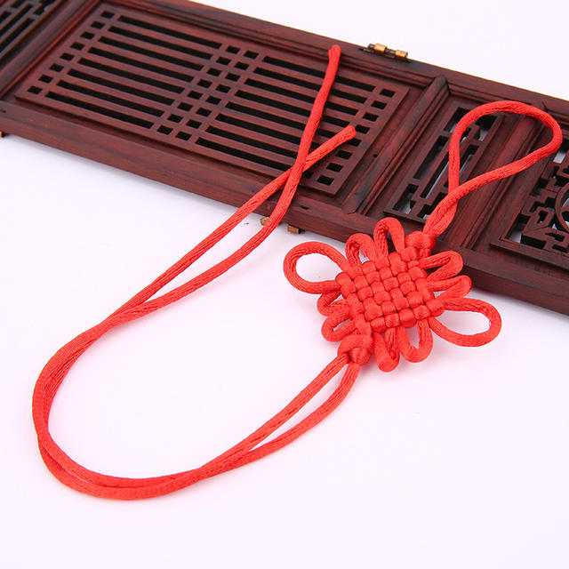 Chinese Knot Small Chinese Knot Semi-Finished Plate Ancient Knot Handicraft Hanging Ornaments Chinese Knot Tassel Manufacturer Wholesale
