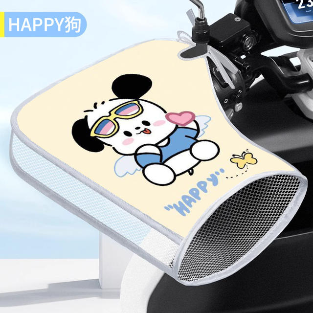 Electric Bicycle Sun Protection Handlehold Cover Summer UV Protection Battery Car Gloves Sunshade Waterproof Windshield Handlehold Cover detail 3