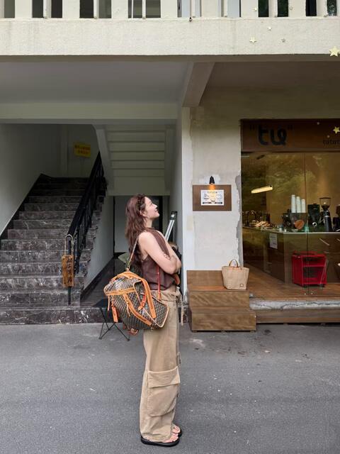 Cuisee/Cui's New Style Vintage Backpack for Short Trips, Casual Large-Capacity Unisex Bag detail 10