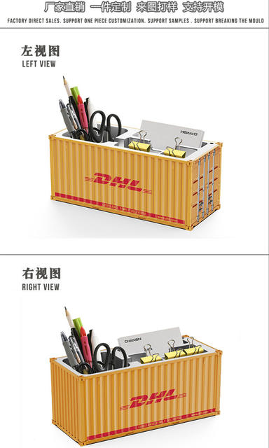 1:30 Mini Artificial Container Model Personalized Custom Logo Office Desk Business Card Pen Holder Storage Box detail 4