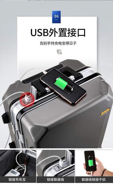 High-Looking Luggage Suitcase 20inch Business Carry-On Suitcase, Lightweight Suitcase, Trolley Suitcase for Students' Short-Distance Travel detail 11