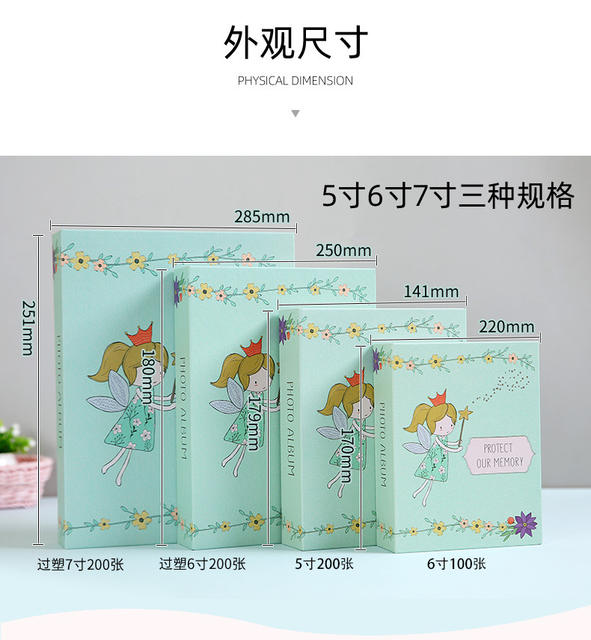 Photo Album Family Version Interstitial Large Capacity 6inch Kidsren's Baby Growth Commemorative Album Graduation Photo Storage Album detail 10