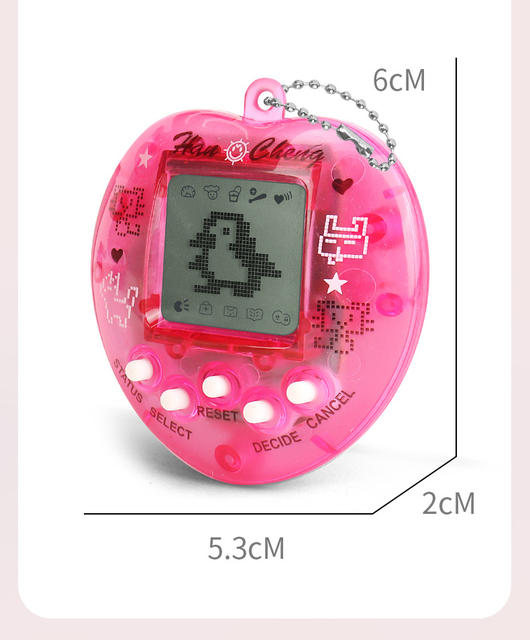 Cross-border hot sale electronic pet machine handheld mini nostalgic game machine children's educational toys hanging gifts wholesale detail 9