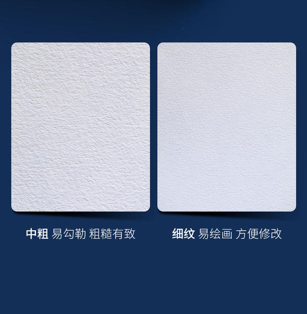 Canson Sketch Paper 8K4K Thickeneded Konstang Thick and Fine Grain Drawing Supplies Art Painting 1557 Professional Drawing Paper detail 8