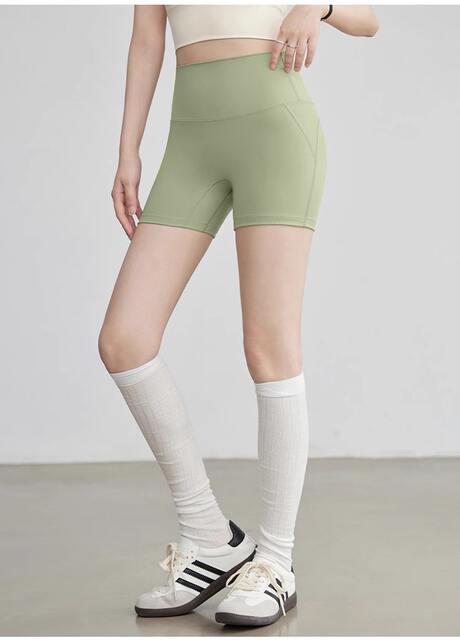 Yoga Shorts for Women 2025 New High-Waisted Slimming Look Running Sports Quick-Drying Cycling Pants Outer Wear Pilates Fitness Pants detail 12