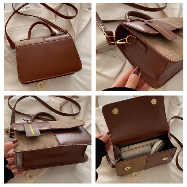 Niche Design Portable Small Bag Women's 2024 Winter New Fashionable Commuter Small Square Bag High Beauty Shoulder Bag detail 8
