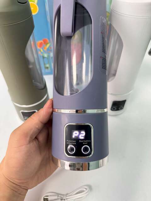 Cross-Border Juicer Cup with 12-Blade Composite, Fully Automatic Household Ice Crusher, Rechargeable Portable Juice Maker, Outdoor Travel Cup detail 8