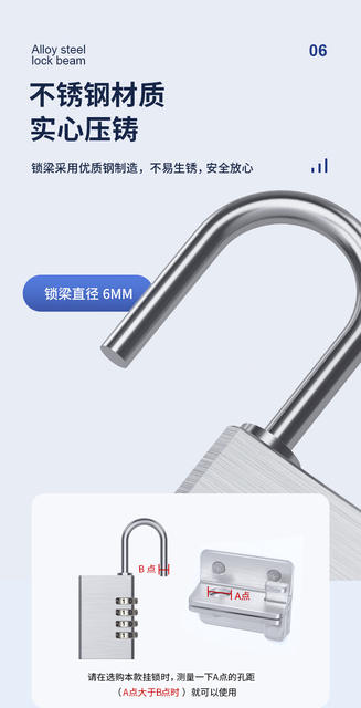 Solid Copper Password Padlock Luggage Lock Dormitory Cabinet Lock Gym Mini Password Lock Waterproof Small Lock Head detail 6