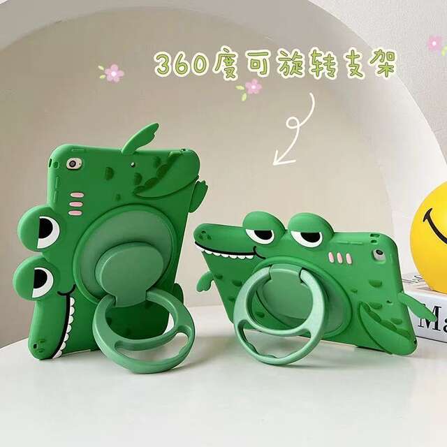 New iPad Tablet Protective Cover for Kidsren Mini123456 Baby Cartoon Cute Air Dinosaur Stand 10 detail 1