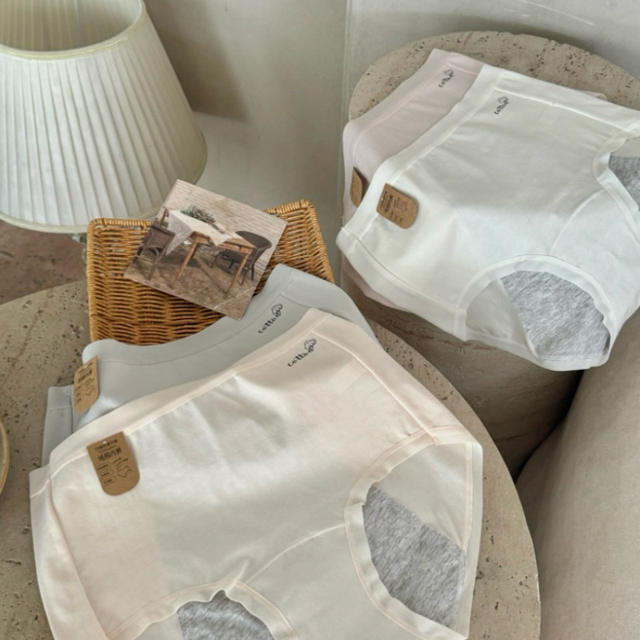 7A Xinjiang long-staple cotton cotton extended crotch women's physiological pants menstruation hip anti-side leakage girl's peace of mind pants detail 12