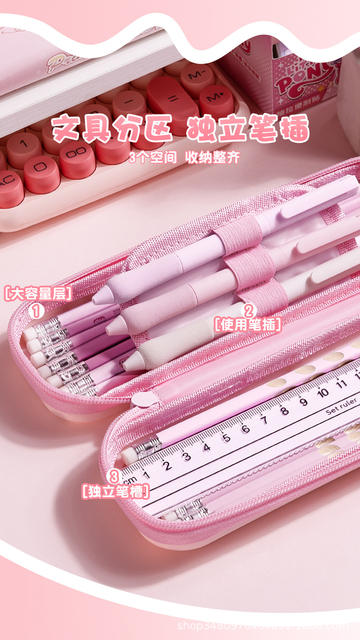 Cartoon Pencil Case for Men and Women Pencil Bag First Grade Large Capacity Pencil Case detail 4