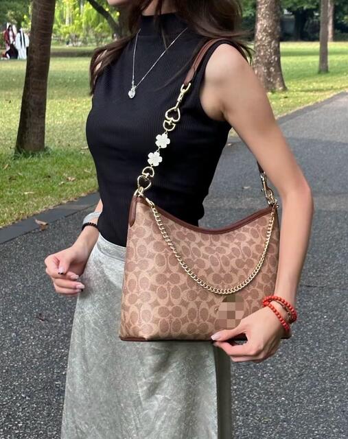 2025 Koujia Cjia New Model Laurel31 Medium-Sized Hobo Bag High-Quality Handbag Underarm Shoulder Crossbody Women's Bag detail 11