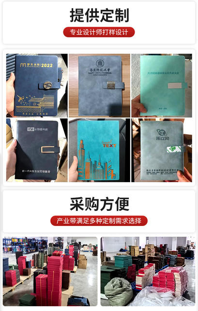Business A5 Sheepskin Notebook Custom Gift Box Set Office Notepad Souvenir Gift Diary Notebook Customization detail 3