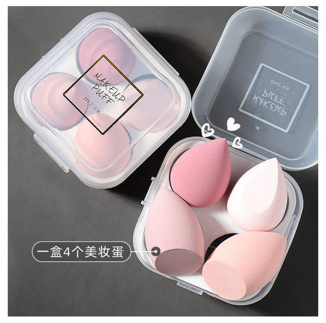 Factory direct egg shell beauty makeup eggs do not eat powder super soft boxed powder puff dry and wet dual-use makeup sponge makeup eggs detail 7