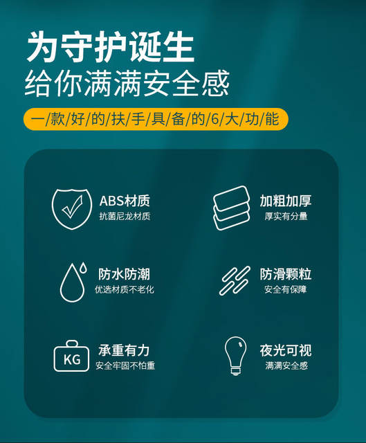 Toilet Anti-fall Handrail Bathroom Accessible Toilet Non-slip Railing Toilet Stainless Steel Disabled Elderly detail 2