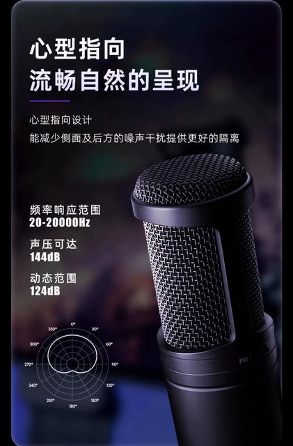 Cross-Border Foreign Trade At2020 Microphone Wired Condenser Microphone Anchor Recording Large Diaphragm Microphone Microphone detail 6