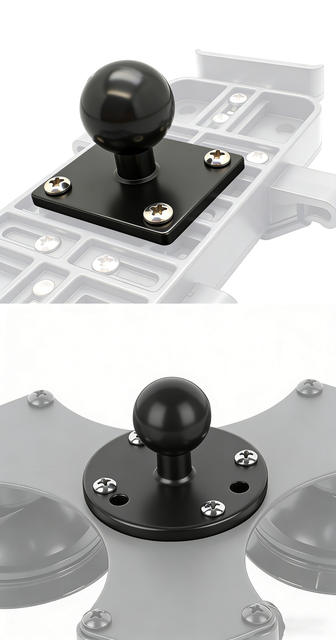 Agricultural Machinery Driving Navigation System Bracket Gps Land Measuring Device Tractor Computer Monitoring Square Round Amps Bracket detail 4