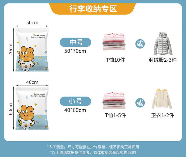 Thickened Vacuum Storage Compression Bag Clothes Quilt Storage Bag New Household Dormitory Special Plastic Bag detail 4