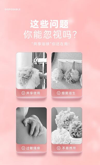 Bath Ball, Disposable Bath Ball, Business Trip, Bath Ball, Portable Sterile Individually Packaged Bath Ball detail 4