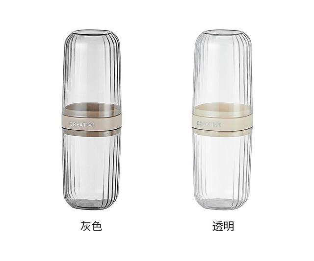 Travel brushing mouthwash Cup suit toothbrush cup with lid toothpaste box portable high-looking wash cup detail 11