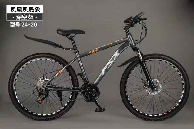 Phoenix Fengshengxiang 26inch Mountain Bike for Men and Women, Variable Speed, Off-Road, Shock-Absorbing, Adult Student Bicycle, Flash Silver Color detail 3