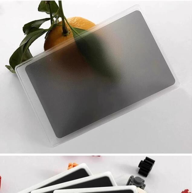Anti-Peep Transparent Card Holder, Frosted Multi-Functional Anti-Theft, Anti-Degaussing Leather Id Card and Bank Card Protective Case with Magnetic Attraction detail 6