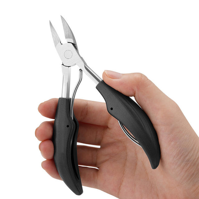 [Genuine goods] Strong Man nail clippers stainless steel nail clippers large flat mouth household nail clippers manicure tools wholesale detail 3