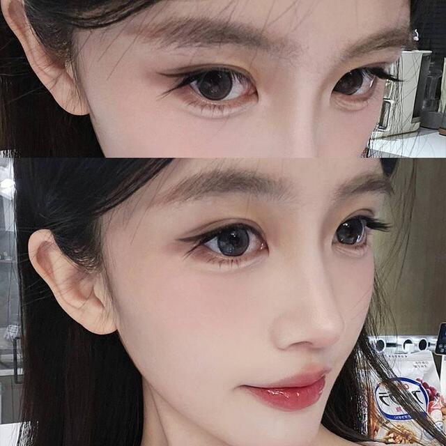 Glue-free False Eyelashes Supernatural Infant Curved Mother Born Simulation 0.05 Fish Tail Single Cluster Eyelashes Transparent Segmented Self-adhesive detail 4