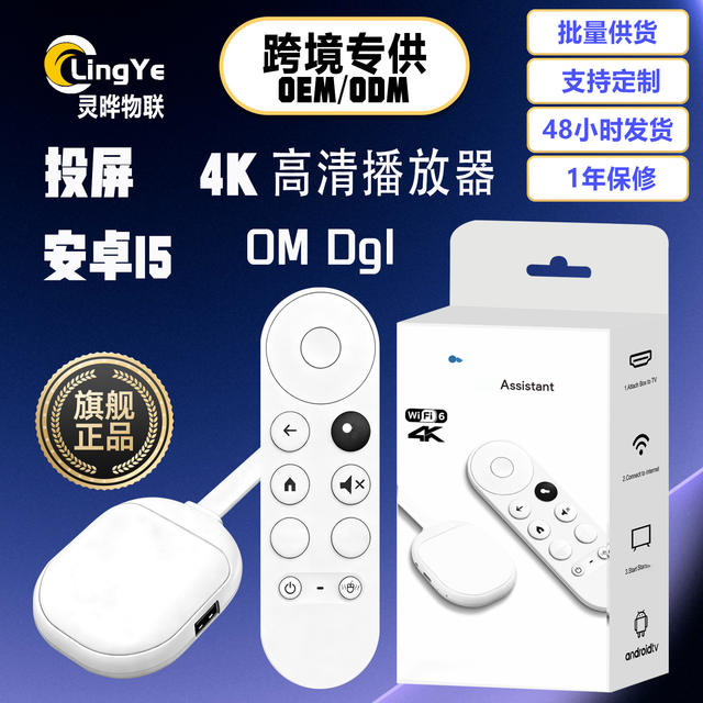 Cross-Border South American Hot Product Om Dgl Voice Tv Box Android Network Player S905L Foreign Trade Dual-Band 4K detail 2