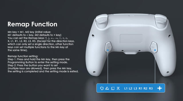 New Product Ps5 Bluetooth Controller Ps5Slim Game Controller with Colorful Lights Ps5 Wireless Controller detail 10