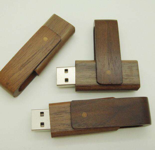 Bamboo USB flash drive rotating bamboo USB flash drive detail 4
