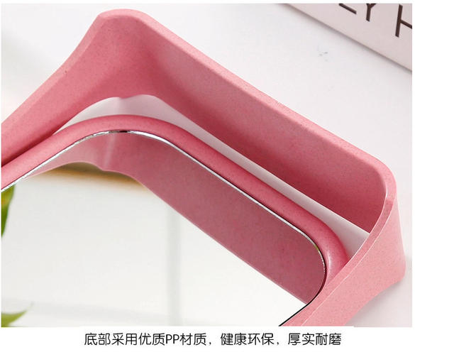 Double-Sided Desktop Mirror Dormitory Desktop Rotatable Student Makeup Small Mirror Desktop Portable Dressing Princess Mirror detail 10