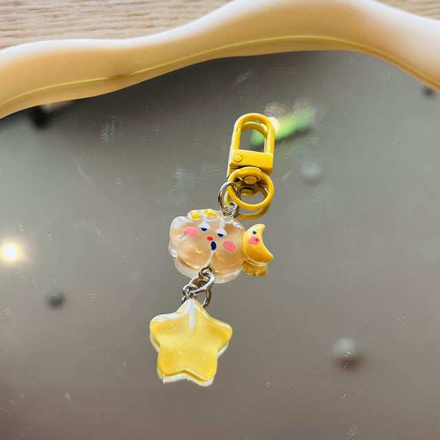 New Cloud Star Mobile Phone Rope Creative Cute School Bag Pendant Student Niche Resin Accessories Hanging Chain Mobile Phone Chain detail 10