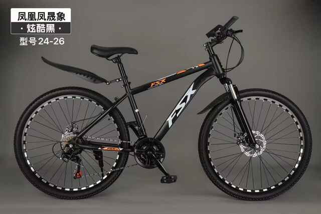 Phoenix Fengshengxiang 26inch Mountain Bike for Men and Women, Variable Speed, Off-Road, Shock-Absorbing, Adult Student Bicycle, Flash Silver Color detail 4