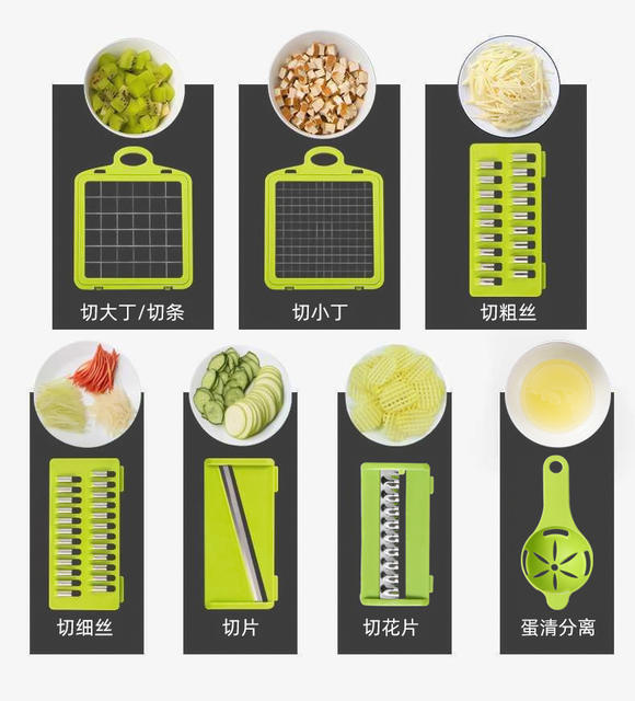 Multifunctional Vegetable Chopper Durable Vegetable Cutter Garlic Onion Potato Grater Kitchen Accessories Household Use detail 8