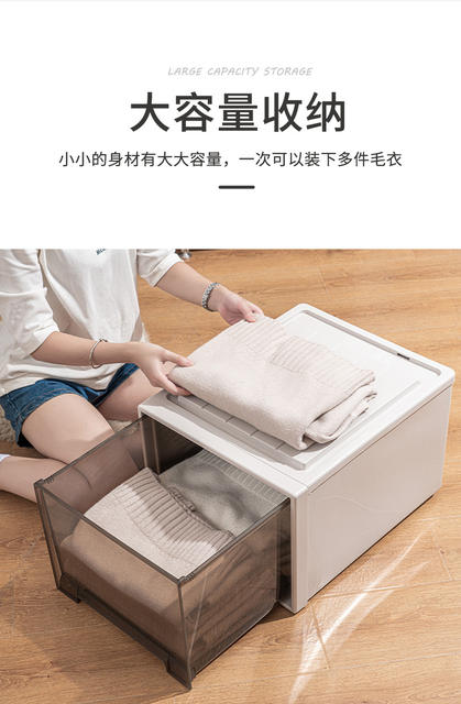 European-Style Drawer-Type Storage Box for Clothes and Cosmetics Storage Box Storage Drawer Home Storage Cabinet Desktop Storage Box detail 5
