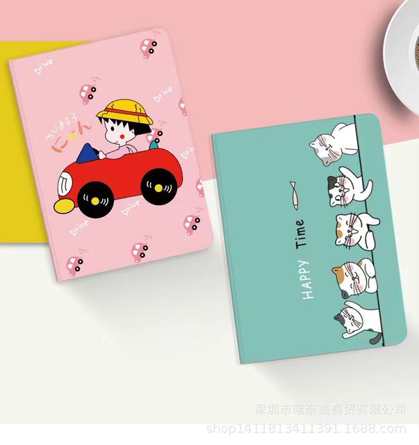 Applicable ipad11 protective case Huawei tablet computer cartoon leather case matepadpro soft case mini65 sleep detail 8