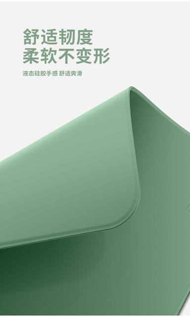 Liquid hand leather mouse pad office desk odor-free small laptop wrist mouse pad wholesale detail 10