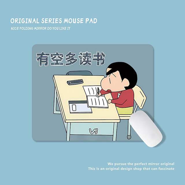 Crayon Small New Cartoon Cute Mouse Pad Girls small size Office Table Pad Computer Keyboard Pad Ins Style Table Pad detail 7